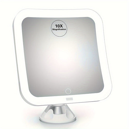 BowLift | GlowSnap - Makeup Mirror with Touch Control and Suction Cup