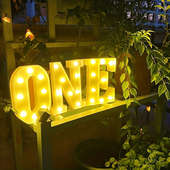 BowLift | LetterGlow - Wireless LED Letter Lamp for Unique Style