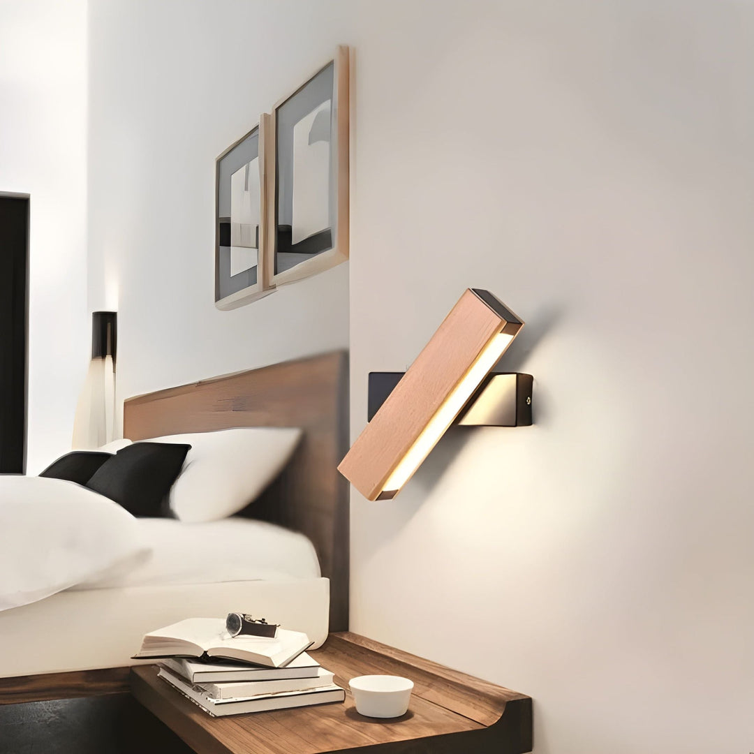 BowLift | LumeOak - Elegant LED Wood Wall Light