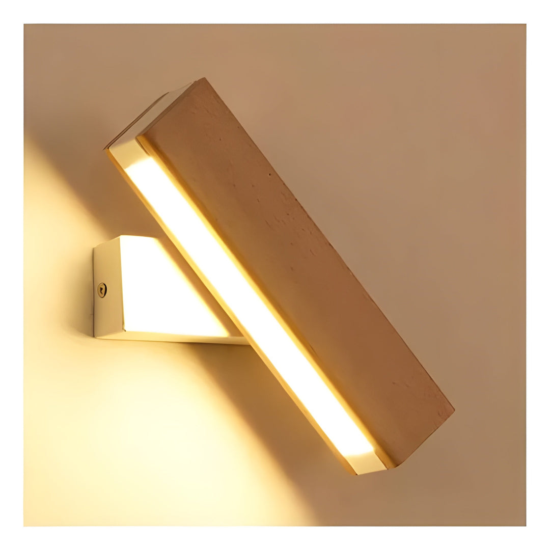 BowLift | Modern Wall Lamp with Wooden Accent
