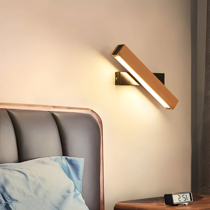 BowLift | LumeOak - Elegant LED Wood Wall Light