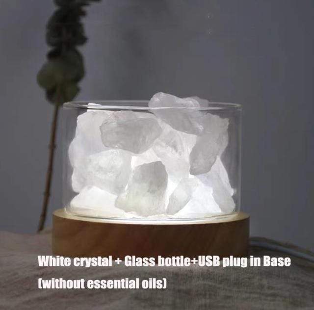 Crystal Stone Essential Oil Diffuser Bowlift