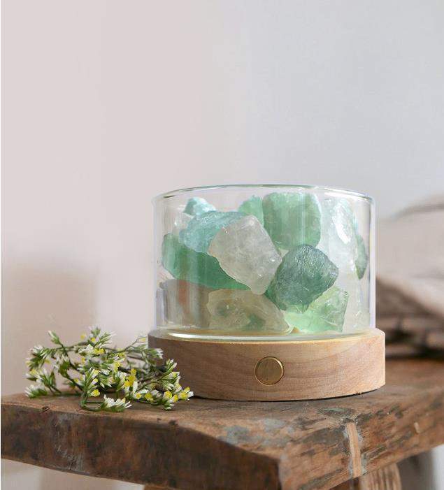 Crystal Stone Essential Oil Diffuser Bowlift