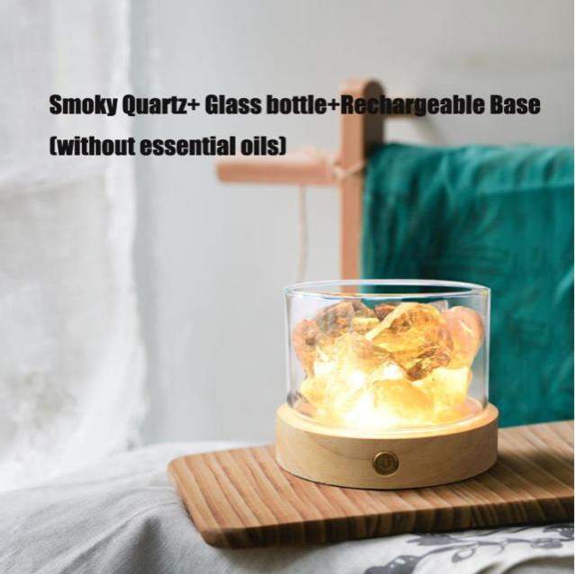 Crystal Stone Essential Oil Diffuser Bowlift