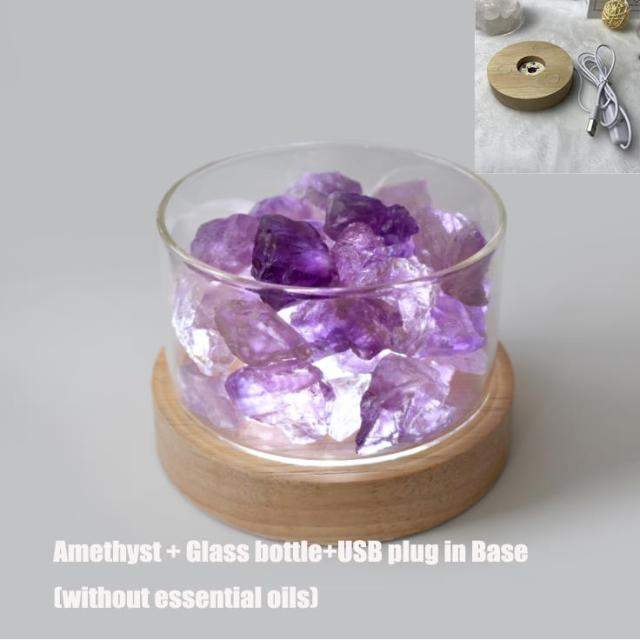 Crystal Stone Essential Oil Diffuser Bowlift