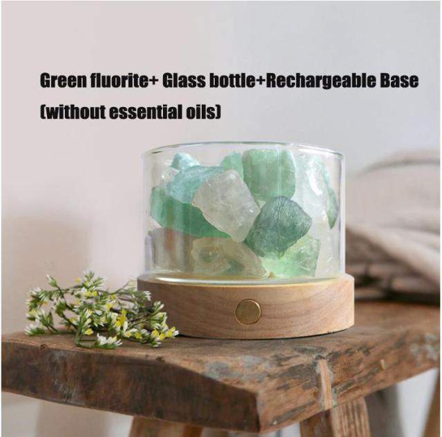 Crystal Stone Essential Oil Diffuser Bowlift