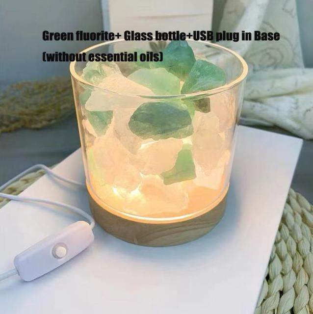 Crystal Stone Essential Oil Diffuser Bowlift