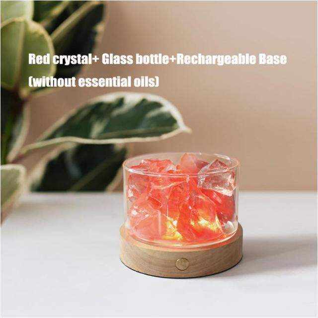 Crystal Stone Essential Oil Diffuser Bowlift