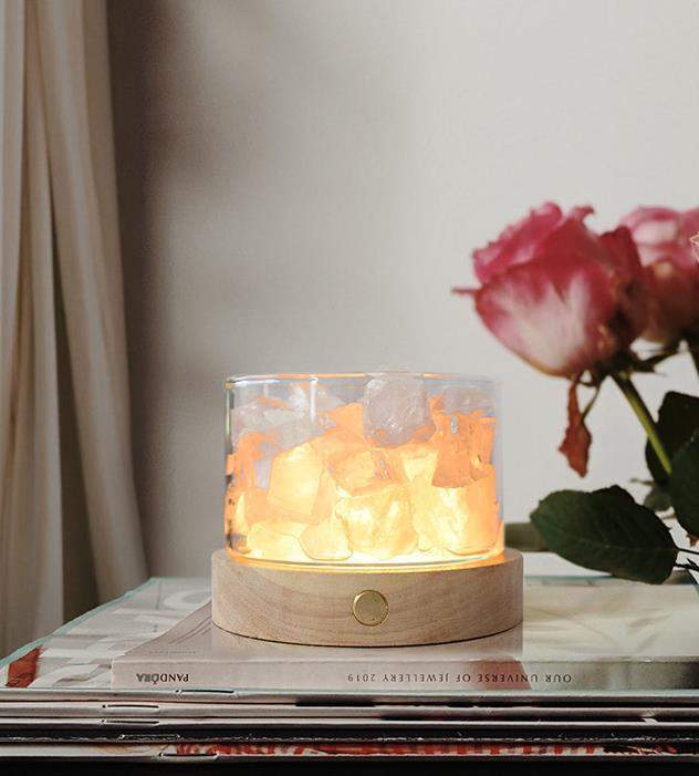 Crystal Stone Essential Oil Diffuser Bowlift