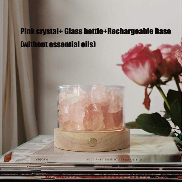 Crystal Stone Essential Oil Diffuser Bowlift