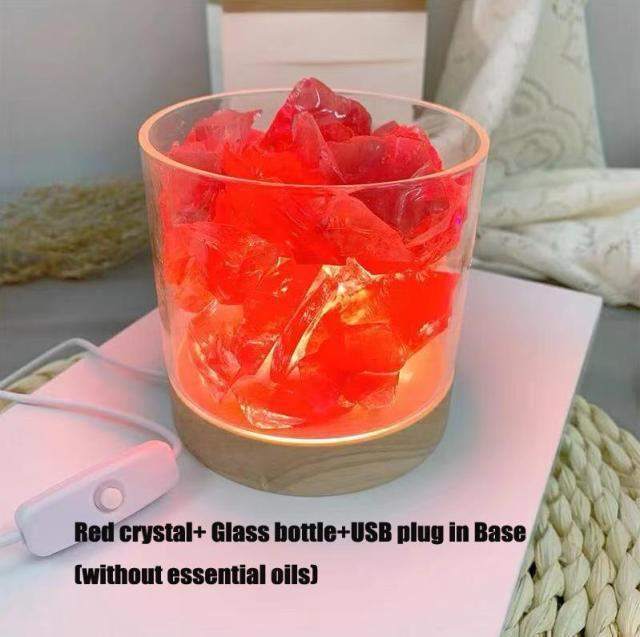 Crystal Stone Essential Oil Diffuser Bowlift