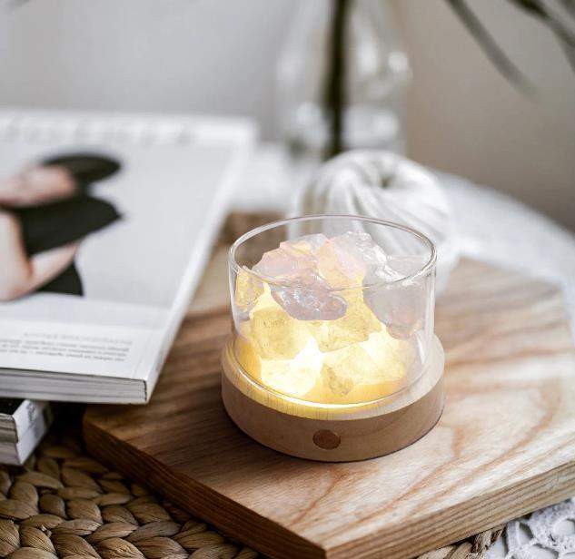 Crystal Stone Essential Oil Diffuser Bowlift
