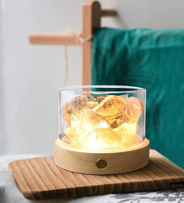 Crystal Stone Essential Oil Diffuser Bowlift