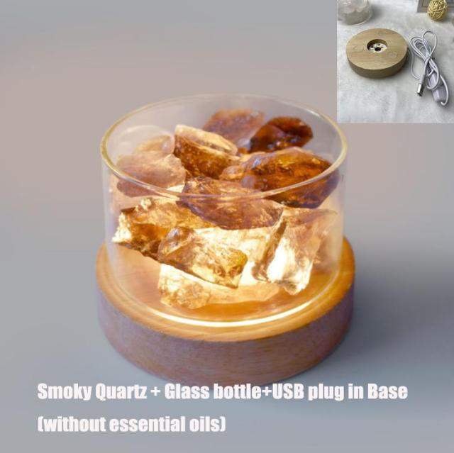 Crystal Stone Essential Oil Diffuser Bowlift