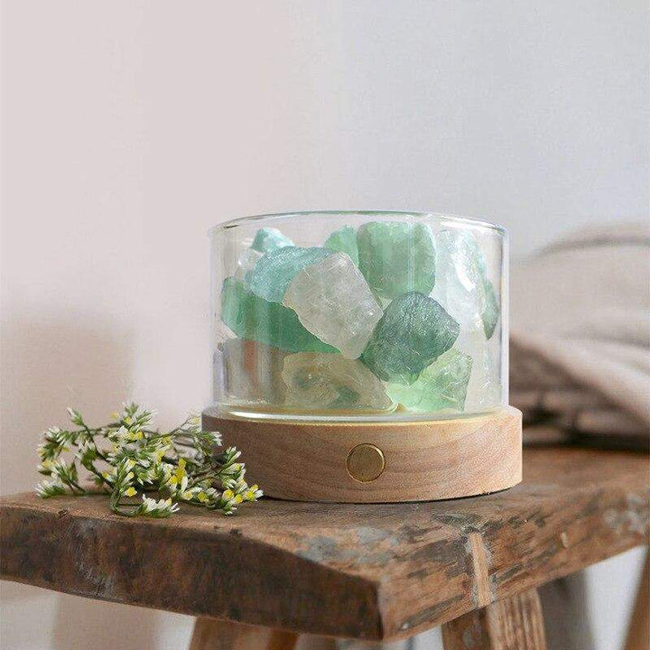 Crystal Stone Essential Oil Diffuser Bowlift