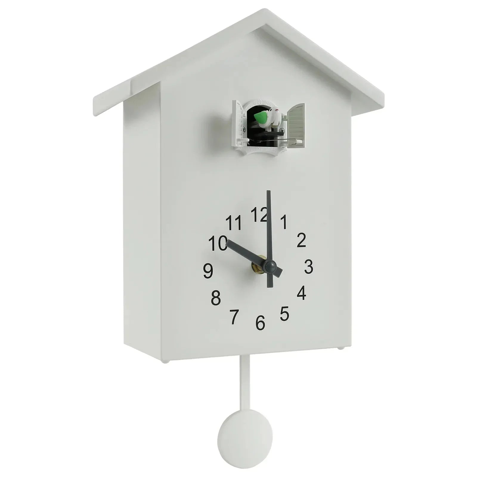 BowLift | Cuckoo Clock Cuckoo Sound Clock with Pendulum Delicate Cuckoo Clock Bird Battery Operated Cuckoo Wall Clock for Living Room Decor