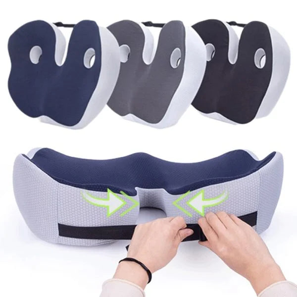BowLift | Adjustable Memory Foam Sit Bone Relief Seat Cushion