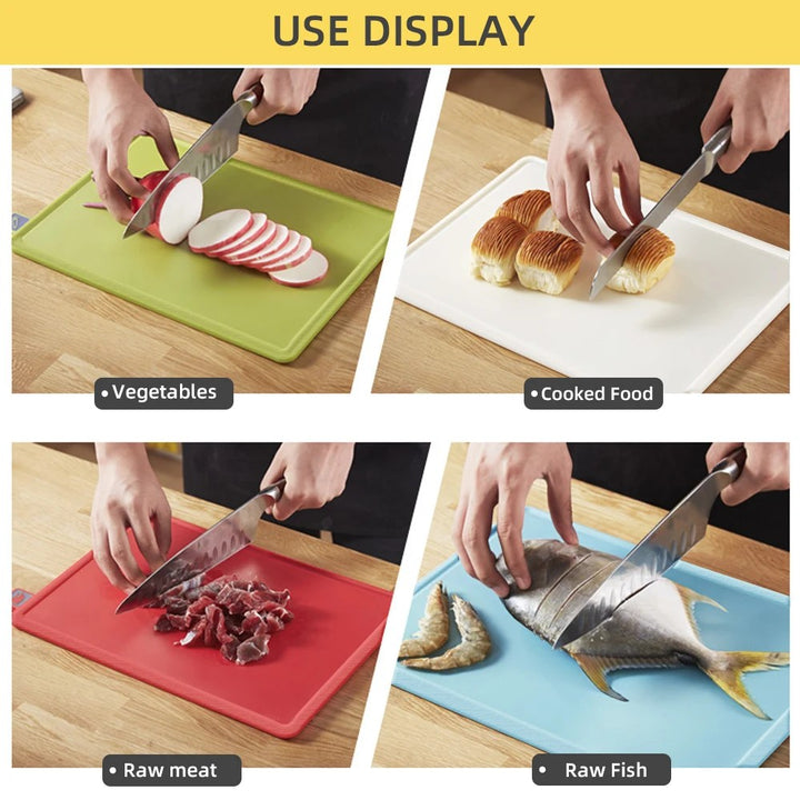 BowLift | 4-Piece Cutting Board Set with Holder - PrepTidy