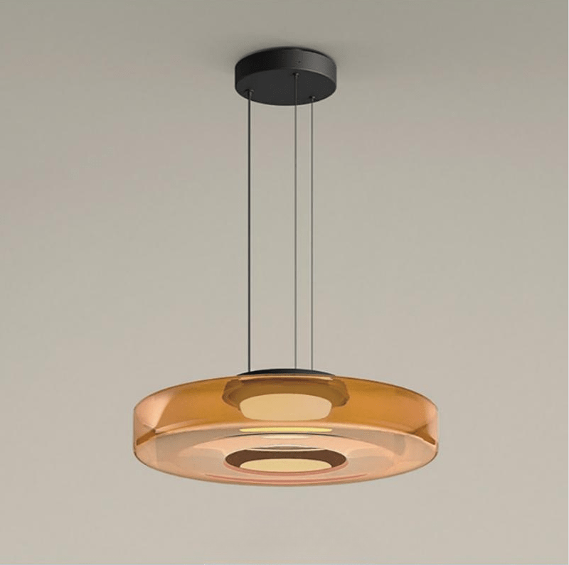 BowLift | Modern Glass Pendant Lamp in Bauhaus Style - AuroraSphere