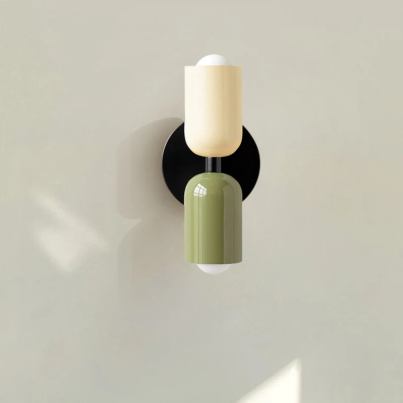 BowLift | Wall Light Modern Dual Glass Sconce Fixture