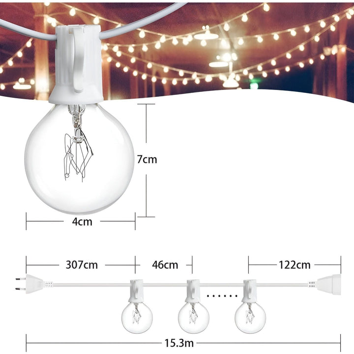 FairyFlicker String Lights - Luxurious Patio Lighting with Waterproof Protection | Bowlift