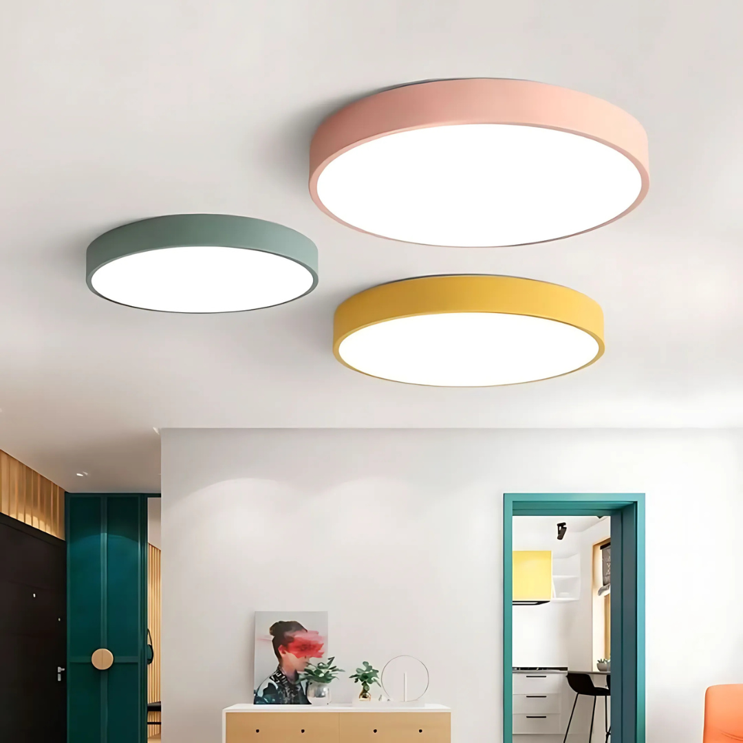 BowLift | Delos – Scandinavian Wooden LED Ceiling Light | Modern Energy-Efficient Interior Lighting