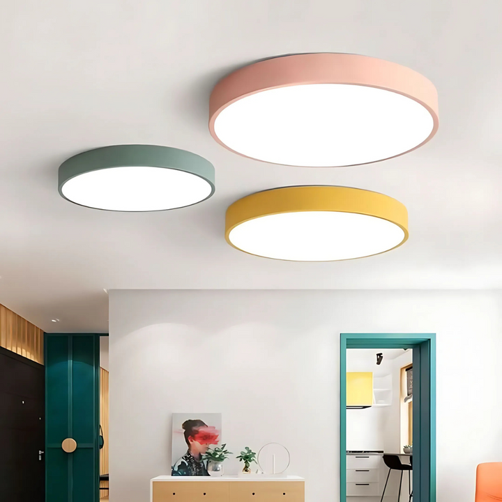 BowLift | Scandinavian Wooden LED Ceiling Lamp