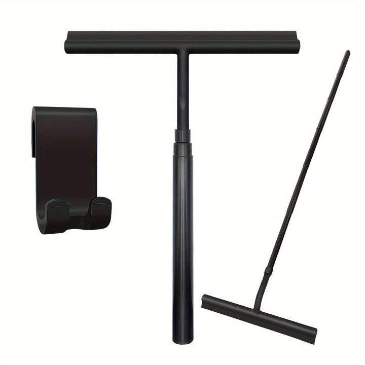 BowLift | Telescopic Shower Squeegee with Silicone Lip for Streak-Free Cleaning without Bending