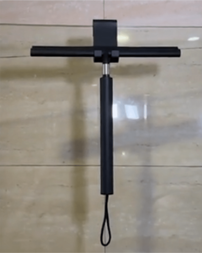 BowLift | Telescopic Shower Squeegee with Silicone Lip for Streak-Free Cleaning without Bending