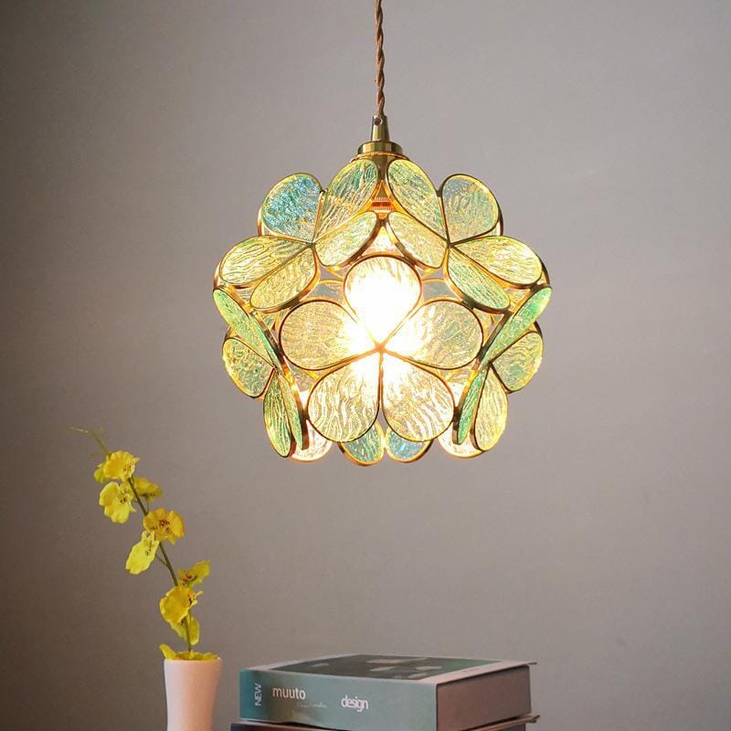BowLift | Modern Flower Shape Glass LED Pendant Lamp