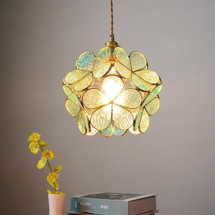 BowLift | Modern Flower Shape Glass LED Pendant Lamp