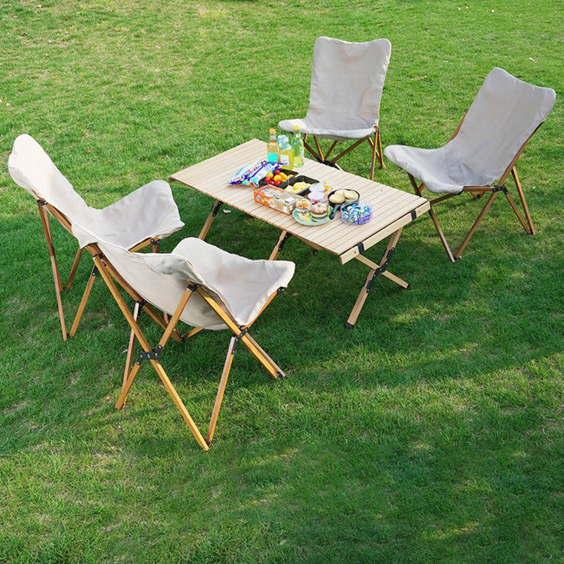 Contemporary Industrial Oxford Fabric Hardware Foldable Camping Chair Backrest For Outdoor Patio | Bowlift