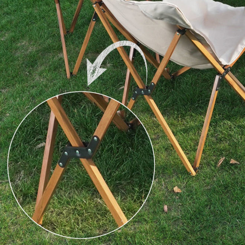 Contemporary Industrial Oxford Fabric Hardware Foldable Camping Chair Backrest For Outdoor Patio | Bowlift