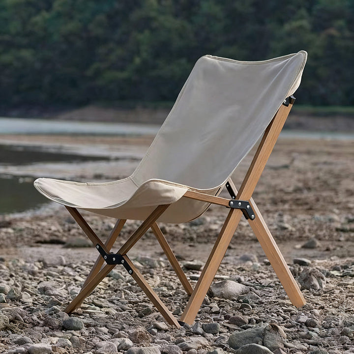 Contemporary Industrial Oxford Fabric Hardware Foldable Camping Chair Backrest For Outdoor Patio | Bowlift