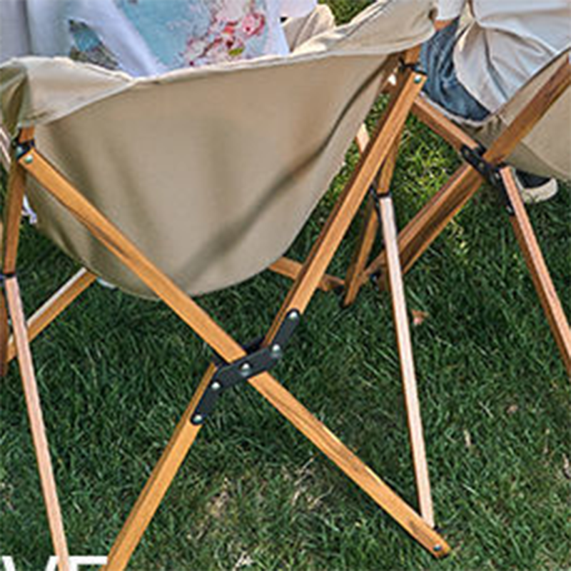 Contemporary Industrial Oxford Fabric Hardware Foldable Camping Chair Backrest For Outdoor Patio | Bowlift