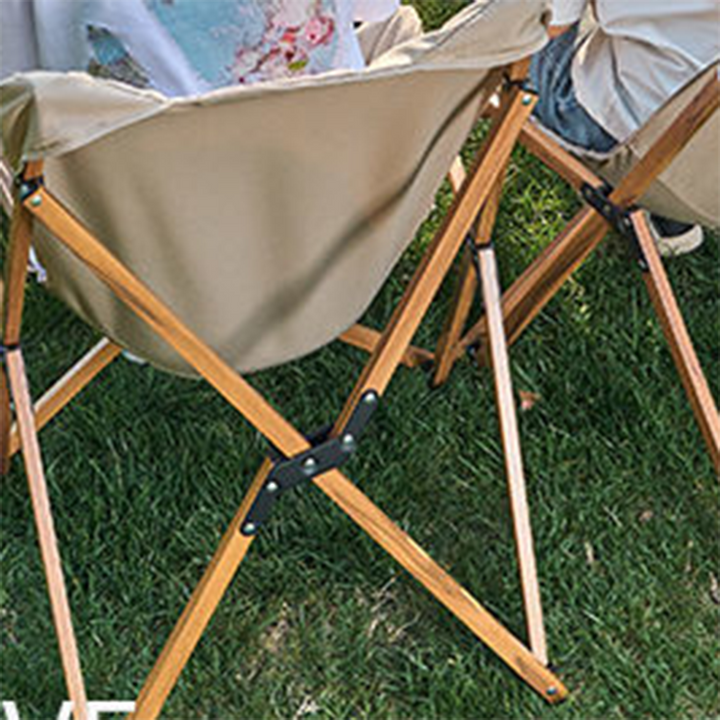 Contemporary Industrial Oxford Fabric Hardware Foldable Camping Chair Backrest For Outdoor Patio | Bowlift