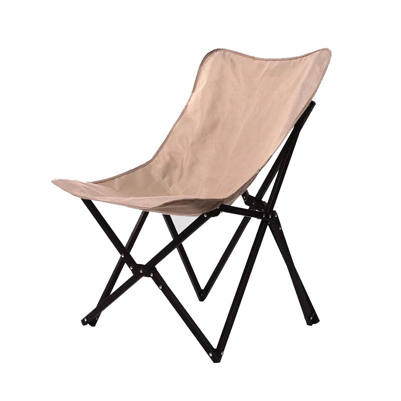 Contemporary Industrial Oxford Fabric Hardware Foldable Camping Chair Backrest For Outdoor Patio | Bowlift