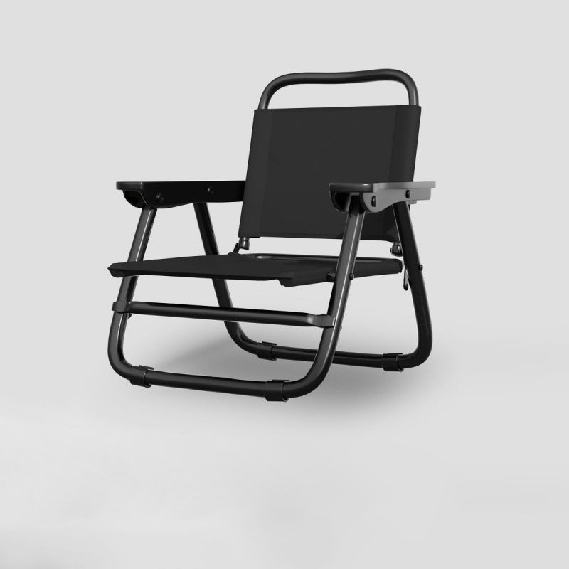 Modern Minimalist Square Bent Oxford Fabric Steel Tube Chair Backrest Armrest For Outdoor | Bowlift