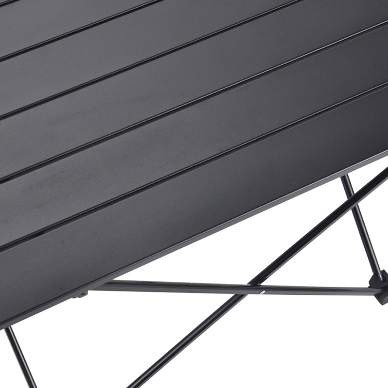 Modern Minimalist Carbon Steel Aluminum Foldable Square Side Table For Outdoor | Bowlift
