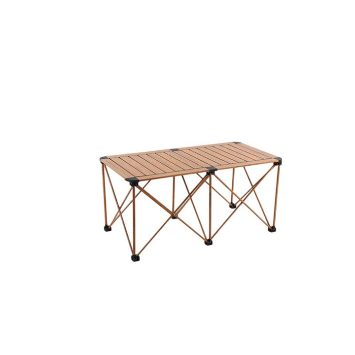 Modern Simplicity Square Rectangle Aluminum Iron Outdoor Foldable Camping Coffee Table 1-Tier For Garden | Bowlift