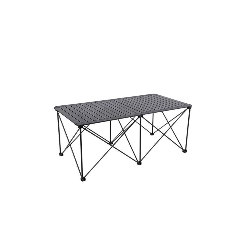 Modern Simplicity Square Rectangle Aluminum Iron Outdoor Foldable Camping Coffee Table 1-Tier For Garden | Bowlift