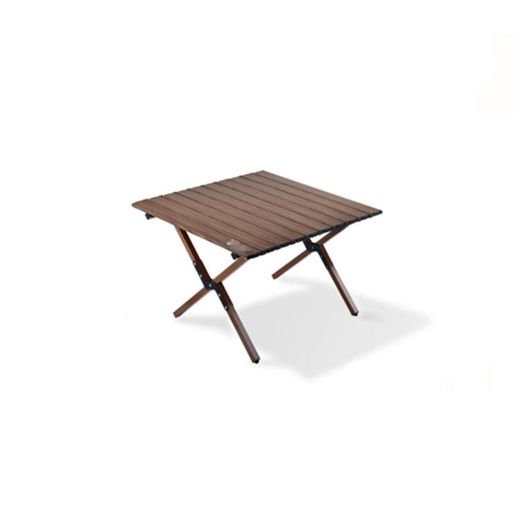 Modern Minimalist Rectangle Carbon Steel Outdoor Foldable Camping Coffee Table 1-Tier For Garden | Bowlift