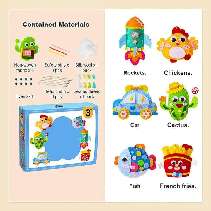 BowLift | DIY sewing kit for children – Creative crafting with cute animal motifs