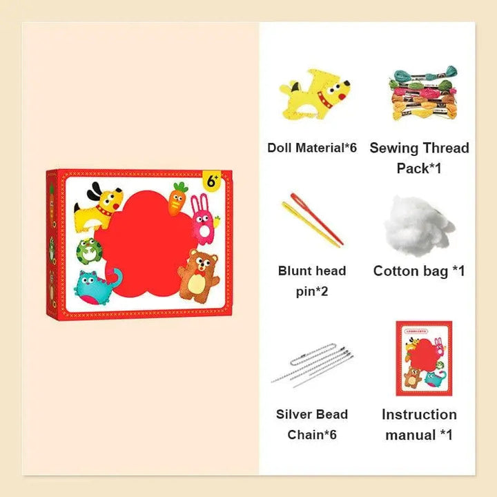 BowLift | DIY sewing kit for children – Creative crafting with cute animal motifs