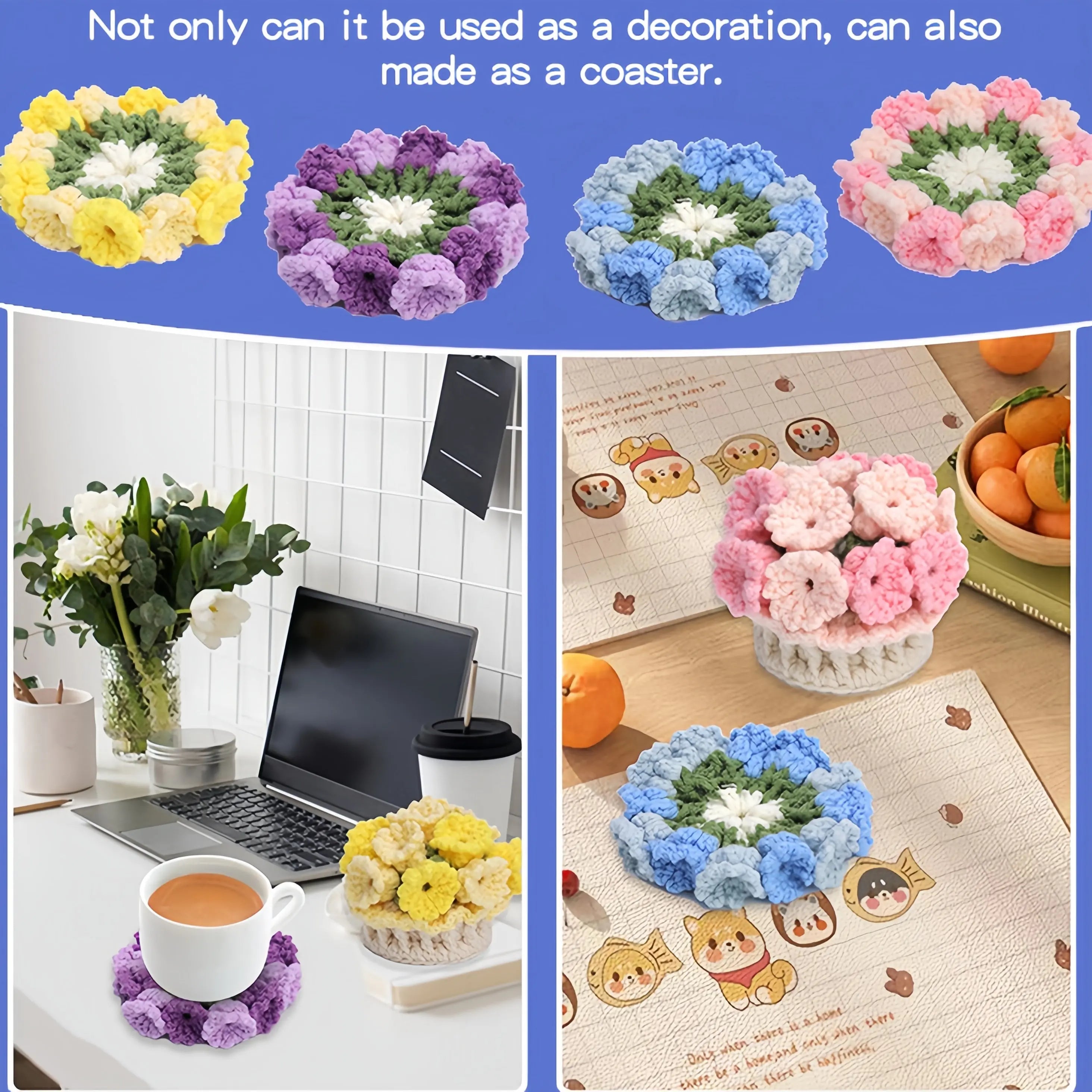 BowLift | DIY Coaster Set – Create Unique Floral Designs Yourself