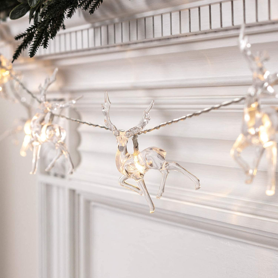 BowLift | ReindeerGlow - 1.5M LED Christmas reindeer string lights for festive cheer