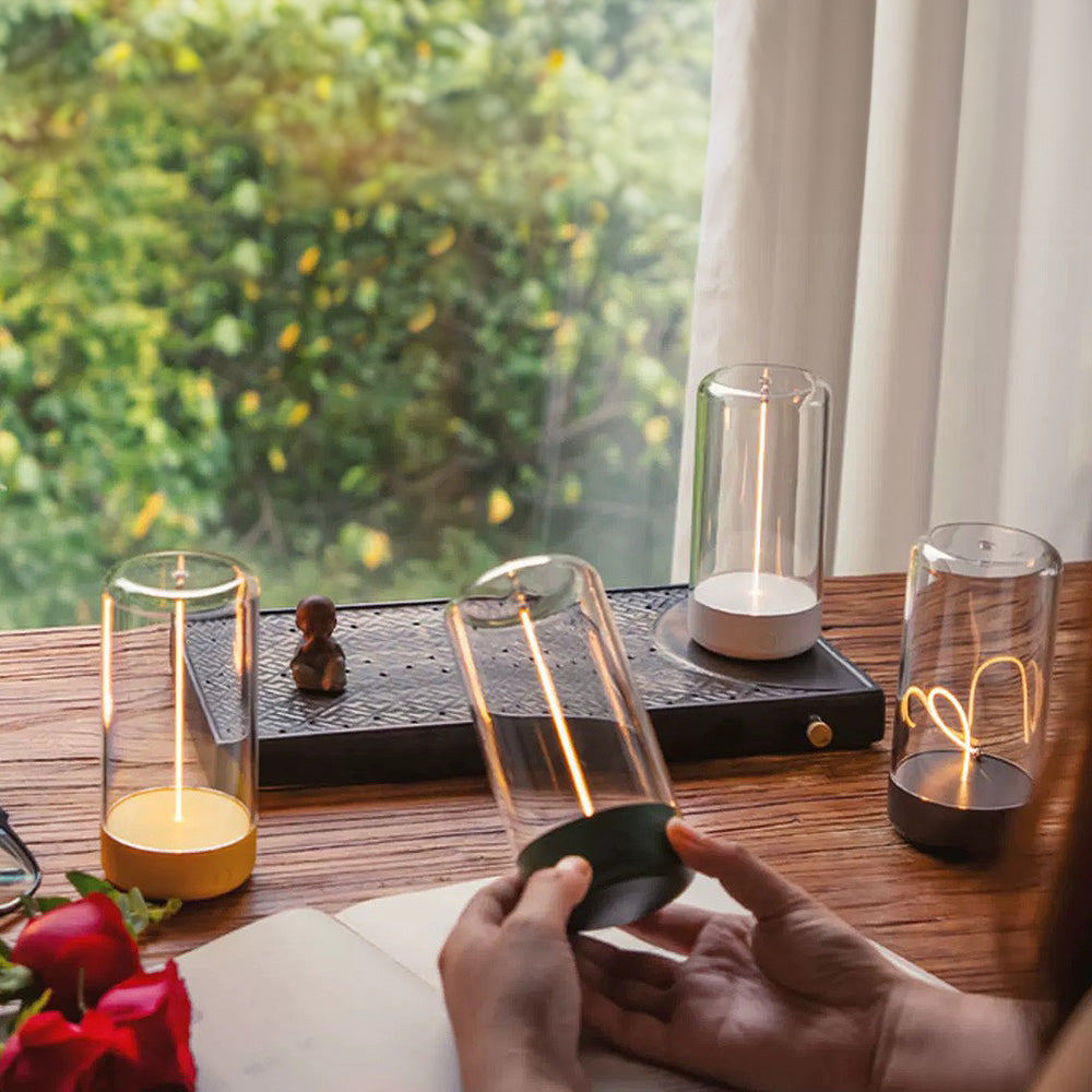 BowLift | FlexiGlow Table Lamp - Modern Magnetic Wireless Table Lamp