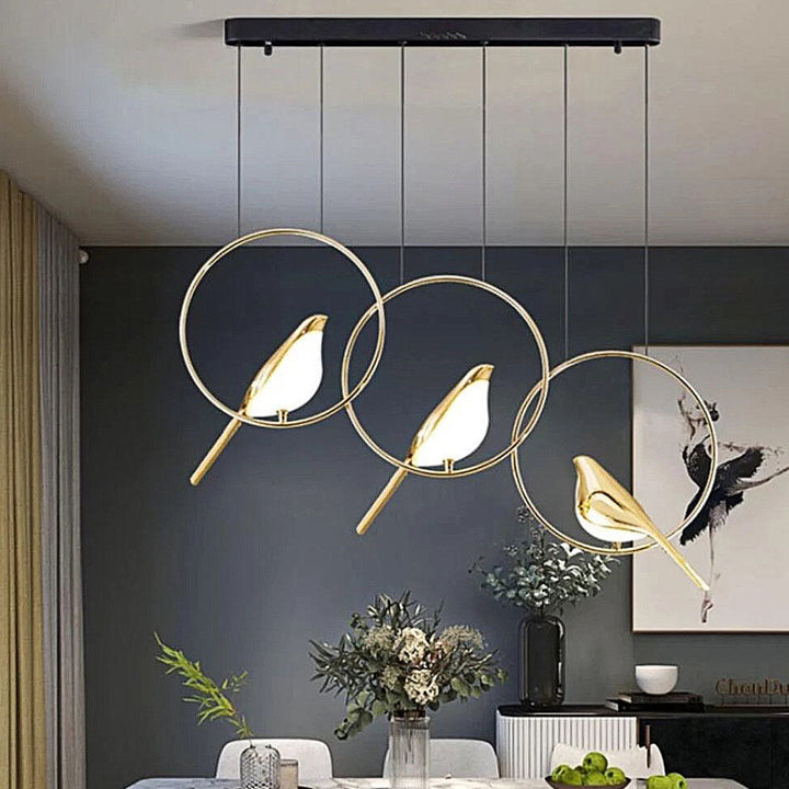 BowLift | BirdLume Light – Unique LED pendant lamp with bird design