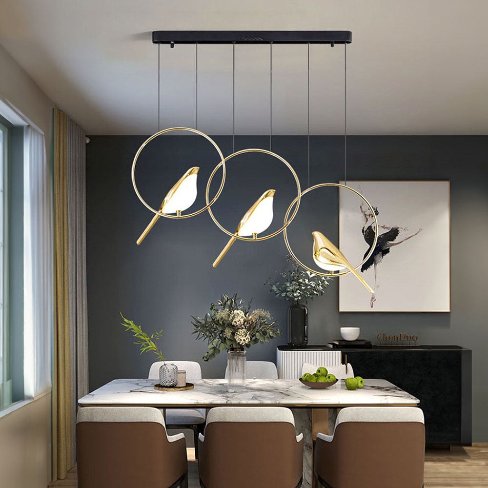 BowLift | BirdLume Light – Unique LED pendant lamp with bird design