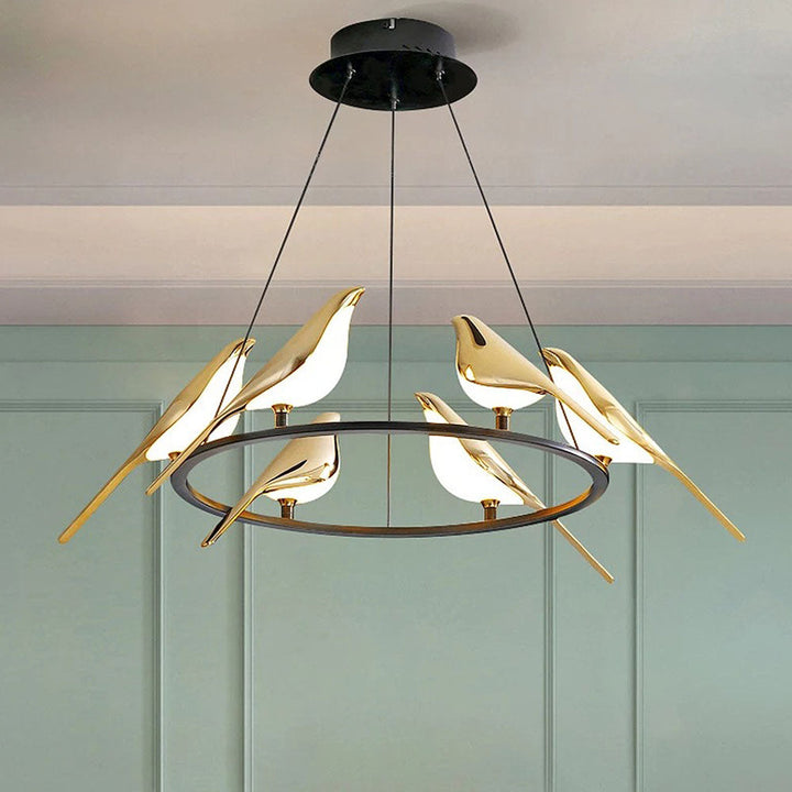 BowLift | BirdLume Light – Unique LED pendant lamp with bird design